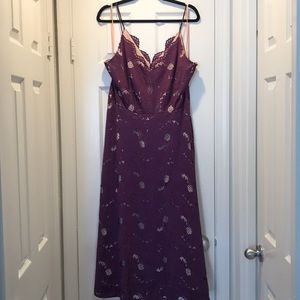 Moulinette Soeurs Purple Lace Dress
